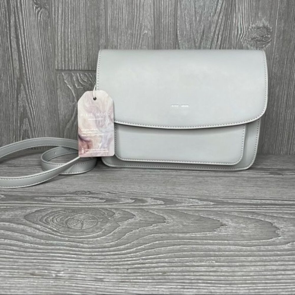 Nwt Zoe pixie mood Vegan leather Crossbody bag by Pixie Mood grey purse